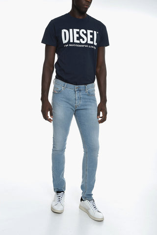 Jeans D-LUSTER con Lavaggio Chiaro 16cm