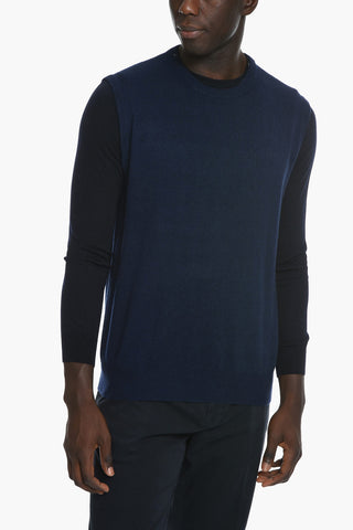Crew Neck Pure Cashmere Vest