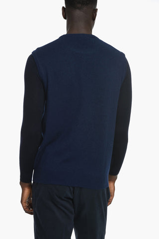 Crew Neck Pure Cashmere Vest