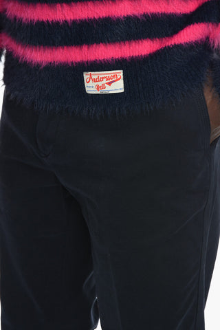 Fuzzy V-Neck UNISEX Sweater