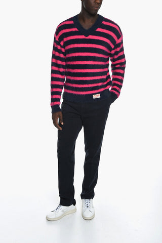 Fuzzy V-Neck UNISEX Sweater