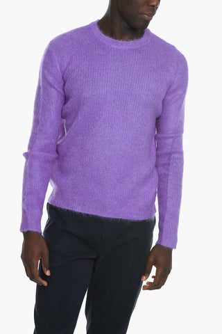 Crew Neck Mohair Blend Sweater