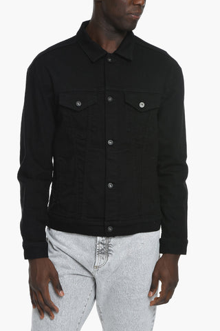 Printed TEMPERA CROSS Denim Jacket