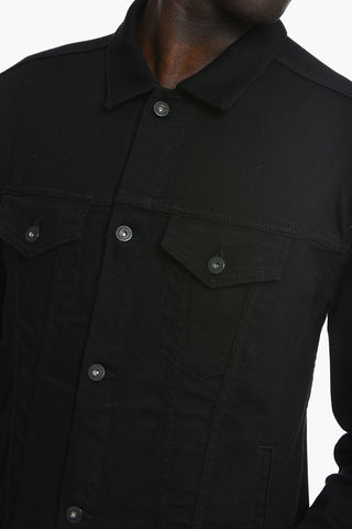 Printed TEMPERA CROSS Denim Jacket