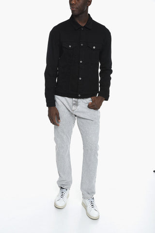Printed TEMPERA CROSS Denim Jacket