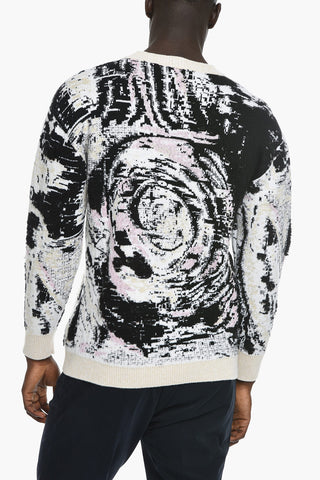Maglia Jacquard in Misto Lana
