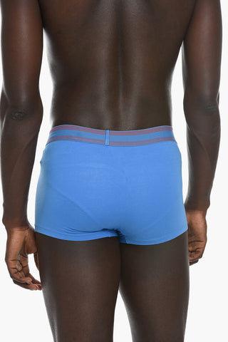 Set 3 Boxer in Cotone Stretch con Banda Elastica Logata