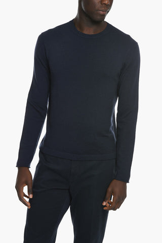 Crew Neck Pure Wool Sweater