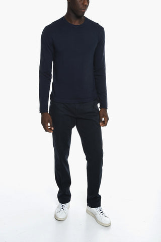 Crew Neck Pure Wool Sweater