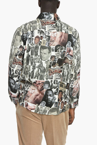 TOM OF FINLAND All-Over Printed Viscose Shirt