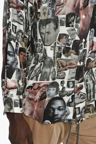 TOM OF FINLAND All-Over Printed Viscose Shirt