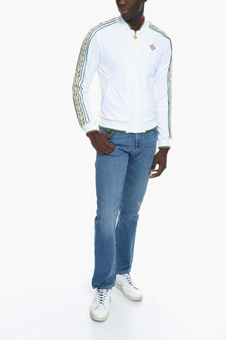 Felpa LAUREL in Velour con Rifinitura Logata