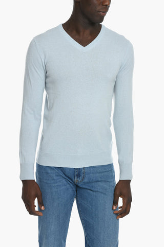 Cashmere Sweater with V-neckline