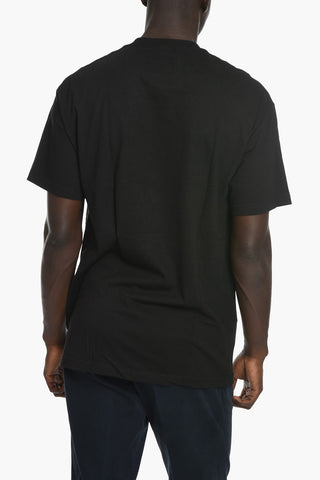 Cotton Crew-Neck T-shirt with Contrasting Print