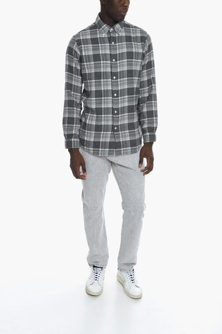 Button-down Cotton Flannel Shirt