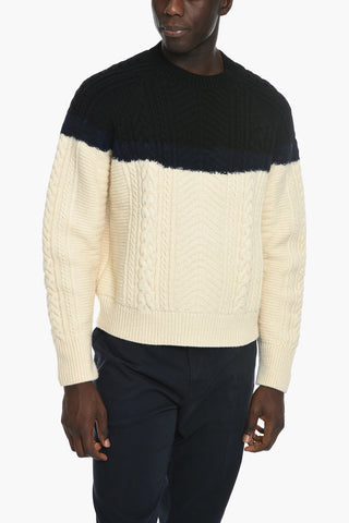 Maglione Aran in Misto Cashmere