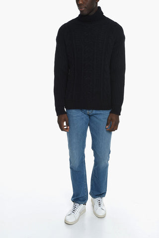 Aran Alpaca Sweater with Rolleck