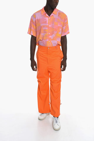Pantaloni da Paracadutista con Logo Patch sul Retro