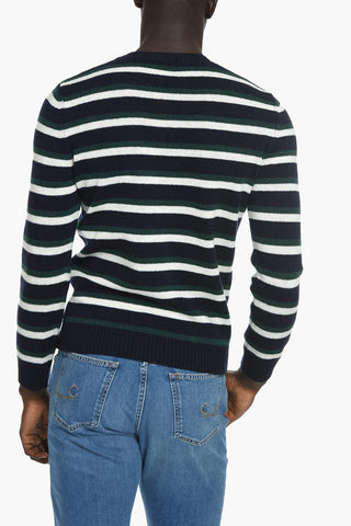 Virigin Wool ANTONY Sweater with Striped Pattern