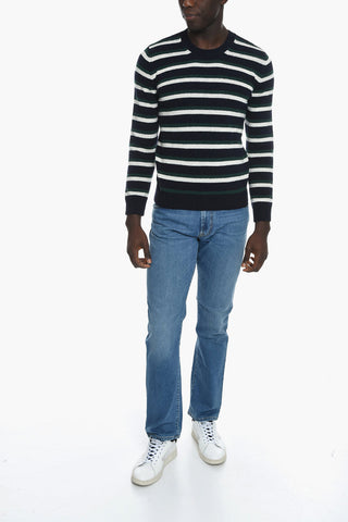 Virigin Wool ANTONY Sweater with Striped Pattern