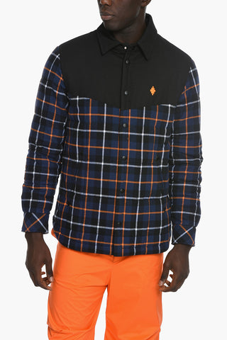 Checkered Padded Overshirt