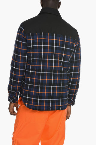Checkered Padded Overshirt