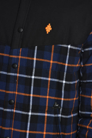 Checkered Padded Overshirt