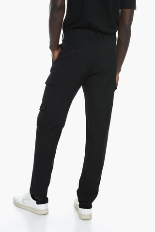 Multipocket P-RHEE-NW Trousers with Embroidered Logo