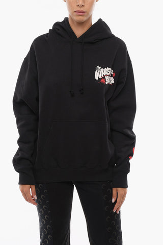 FRANKIE KNUCKLES Felpa Hoodie UNISEX in Cotone Felpato Stampata