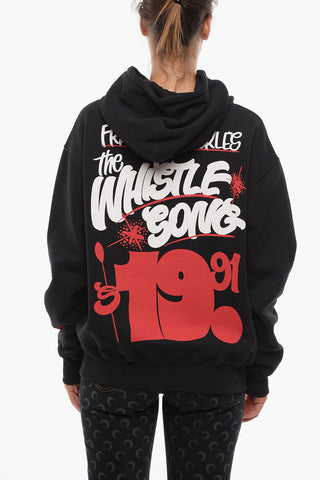FRANKIE KNUCKLES Felpa Hoodie UNISEX in Cotone Felpato Stampata
