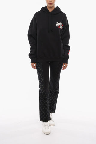FRANKIE KNUCKLES Felpa Hoodie UNISEX in Cotone Felpato Stampata
