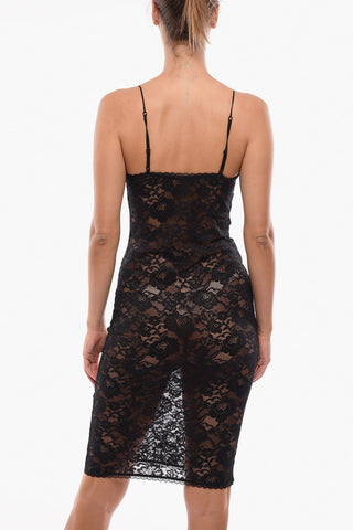 Lace Slip Dress with Removable Padded Cups