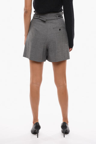 Single-Pleat GREG Shorts with Belt