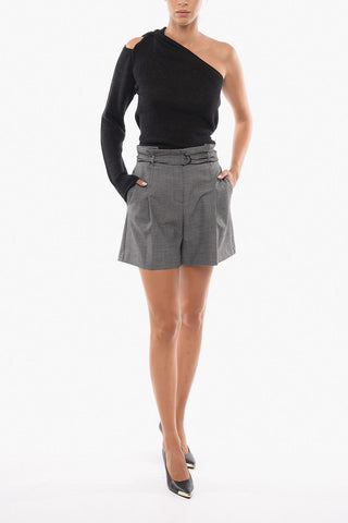 Single-Pleat GREG Shorts with Belt