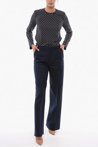 Pantaloni In Lana Regular Fit