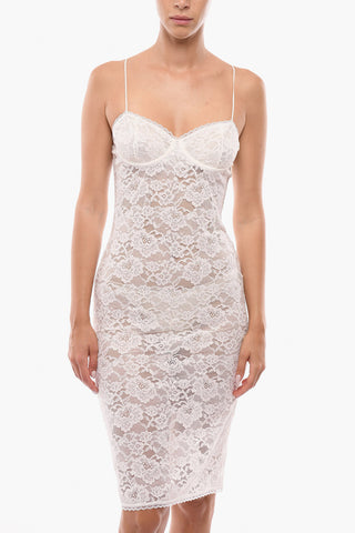 Lace Slip Dress with Removable Padded Cups