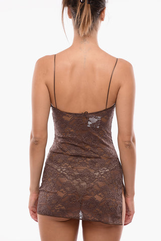 Stretch Lace Slip Dress