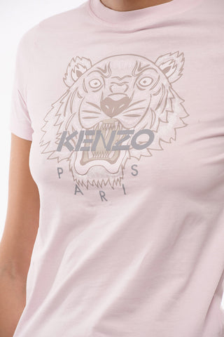 Cotton T-shirt with TIGER PARIS Logo