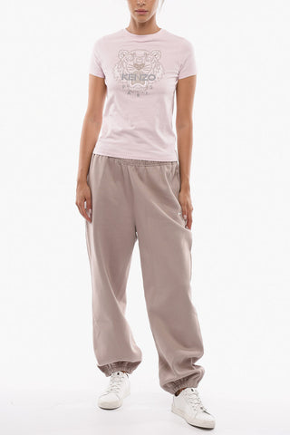 Cotton T-shirt with TIGER PARIS Logo