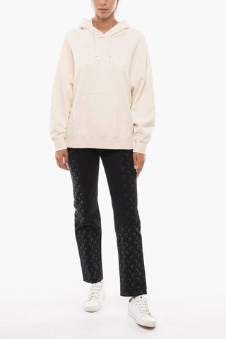 VOGUE Cotton Hoodie with Embroidery