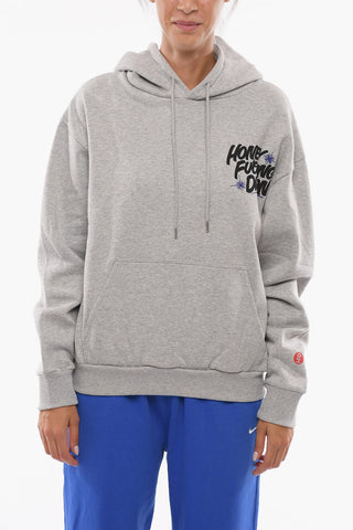 Felpa UNISEX Hoodie in Cotone Felpato