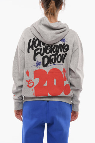 Felpa UNISEX Hoodie in Cotone Felpato