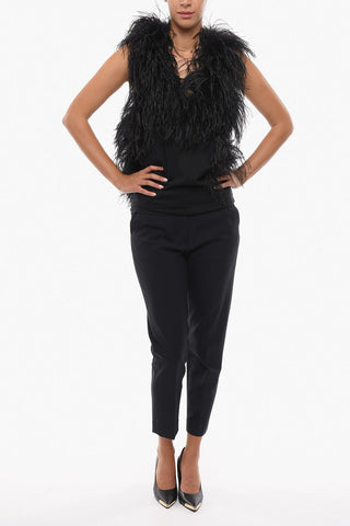 Ostrich Feather SIENNA Tank Top