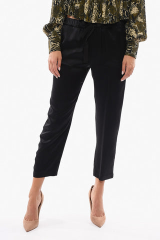 Solid Color BUDDY Pants with Drawstring Waist