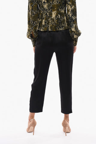 Solid Color BUDDY Pants with Drawstring Waist
