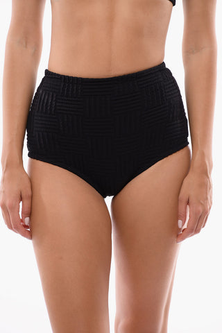 Stretch Nylon Bikini with One Shoulder