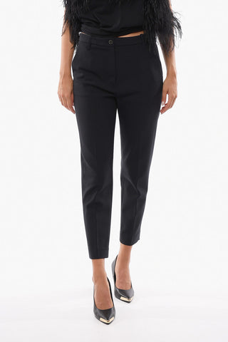Stretch Wool MATILDA Pants with Belt Loops
