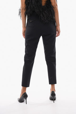Stretch Wool MATILDA Pants with Belt Loops