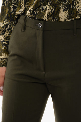 Stretch Wool Trousers MATILDA with Belt Loops