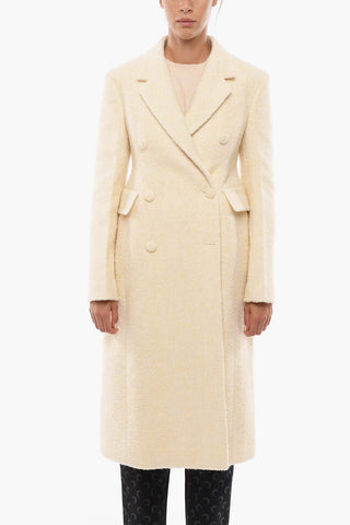 Cappotto in Lana Bouclé con Doppiopetto